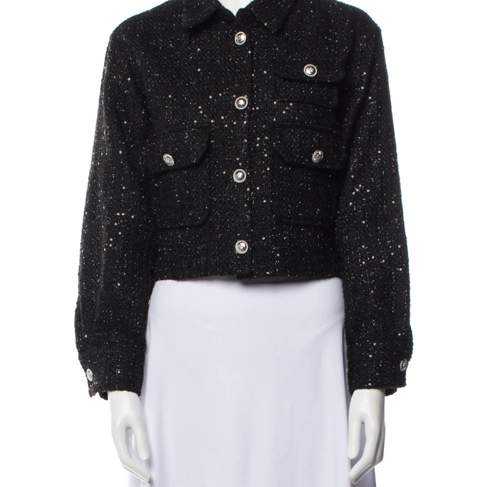 JACLYN SMITH Black Shimmering Jacket